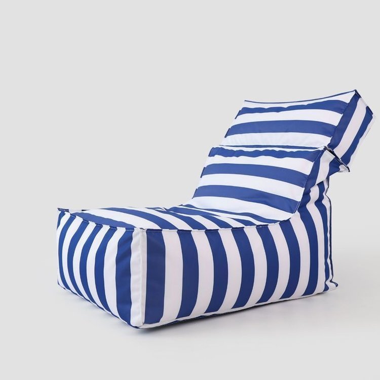 Blue Folded Beach Bean Bag Chair - Folded Beach Bean Bag Chair Manufacturer & China Factory