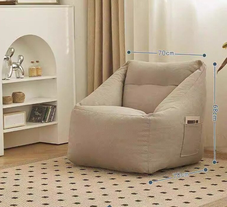 Slate Tear Camo Bean Bag Recliner detail 1