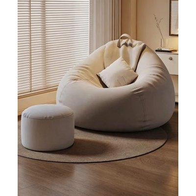 Mocha Tear Drop Lazy Bean Bag - Bean Bag Chair Cover Manufacturer & China Factory